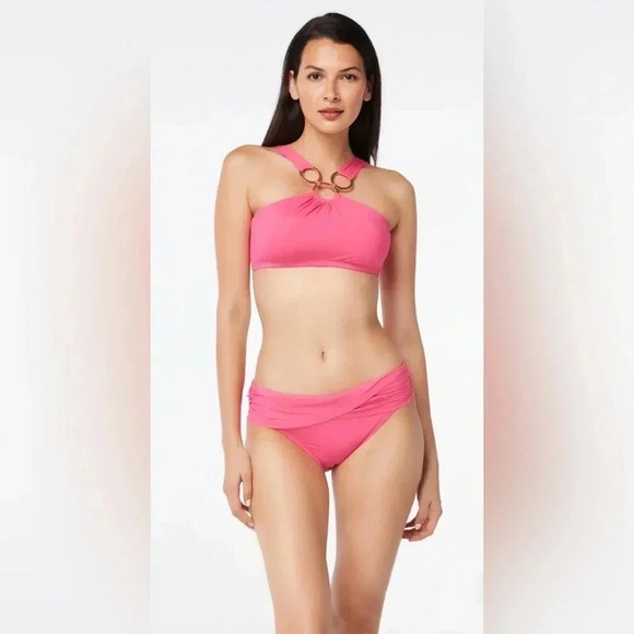 Bleu by Rod Beattie Ring-Neckline Bikini Top and Bottom Size 4 - Picture 2 of 10